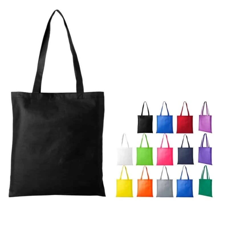 Nonwoven poser med logotryk. PoseTrykkeriet.dk