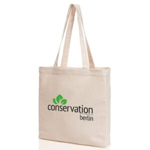 Organisk Bomuldspose Med Logotryk Nr. 21 Posetrykkeriet