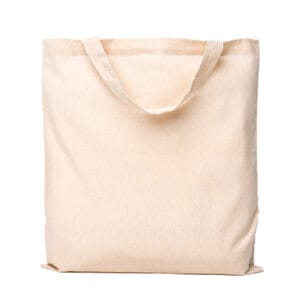 Naturfarvede Bomuldsposer Med Kort Hank og Logotryk Nr. 204 Posetrykkeriet