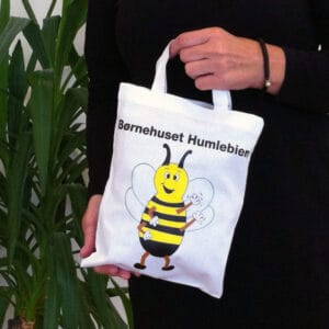 Små Bomuldsnet Med Logotryk Nr. 18 PoseTrykkeriet