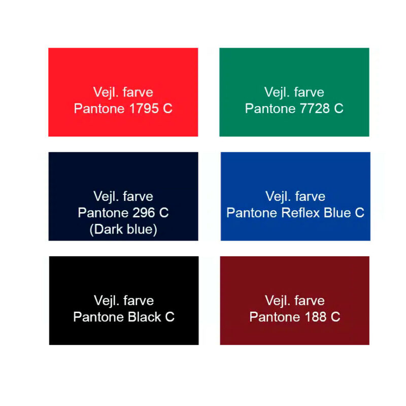 Farvede Papirposer Pantone