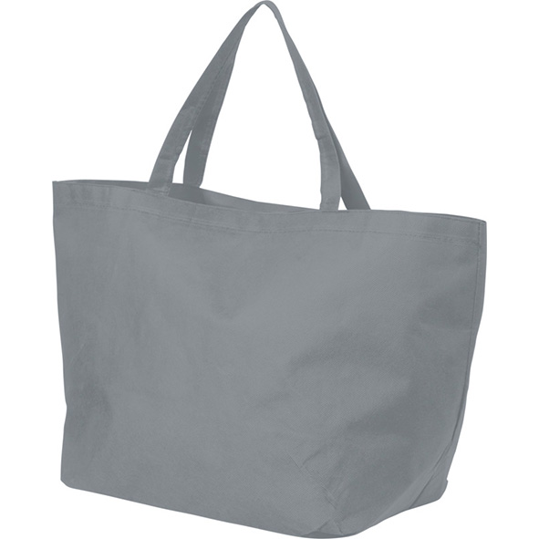 Nonwoven shopper i grå