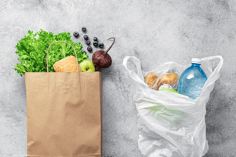 Forklaring af poseafgift til tryk