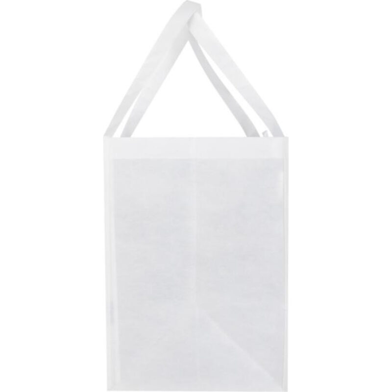 store og rummelige poser med meget bred bund og sider.